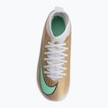 Buty piłkarskie dziecięce Nike Jr. Mercurial Superfly 11 Club "Kylian Mbappé" MG metallic gold/green glow 5