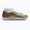 Buty piłkarskie dziecięce Nike Jr. Mercurial Superfly 11 Academy "Kylian Mbappé" TF metallic gold/green glow