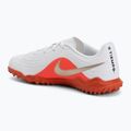 Buty piłkarskie dziecięce Nike Jr. Tiempo Maestro Club White/Bright Crimson/Blur 3