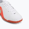 Buty piłkarskie dziecięce Nike Jr. Tiempo Maestro Club White/Bright Crimson/Blur 7