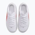 Buty piłkarskie dziecięce Nike Jr. Tiempo Maestro Club White/Bright Crimson/Blur 3