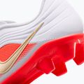 Buty piłkarskie dziecięce Nike Jr. Tiempo Maestro Club White/Bright Crimson/Blur 6