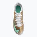 Buty piłkarskie dziecięce Nike Jr. Mercurial Superfly 11 Club "Kylian Mbappé" IN metallic gold/green glow 5