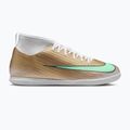 Buty piłkarskie dziecięce Nike Jr. Mercurial Superfly 11 Club "Kylian Mbappé" IN metallic gold/green glow