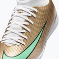 Buty piłkarskie dziecięce Nike Jr. Mercurial Superfly 11 Club "Kylian Mbappé" IN metallic gold/green glow 5