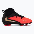 Buty piłkarskie męskie Nike Jr. Phantom 6 High Club bright crimson/bright crimson/black 2