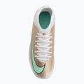 Buty piłkarskie dziecięce Nike Jr. Mercurial Superfly 11 Club "Kylian Mbappé" TF metallic gold/green glow 5