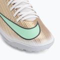 Buty piłkarskie dziecięce Nike Jr. Mercurial Superfly 11 Club "Kylian Mbappé" TF metallic gold/green glow 7