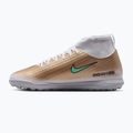 Buty piłkarskie dziecięce Nike Jr. Mercurial Superfly 11 Club "Kylian Mbappé" TF metallic gold/green glow 2