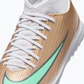 Buty piłkarskie dziecięce Nike Jr. Mercurial Superfly 11 Club "Kylian Mbappé" TF metallic gold/green glow 5