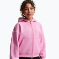 Bluza dziecięca Nike Sportswear Studio Fleece pink rise/white 4