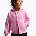 Bluza dziecięca Nike Sportswear Studio Fleece pink rise/white 5