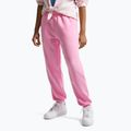 Spodnie dziecięce Nike Sportswear Studio Fleece pink rise/white