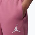 Spodnie damskie Jordan Fleece desert berry/white 4