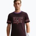 Koszulka męska Nike Court Dri-FIT Cotton burgundy ash 4