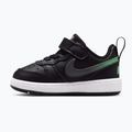 Buty dziecięce Nike Court Borough Low black/smoke grey/white/illusion green 2