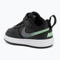 Buty dziecięce Nike Court Borough Low black/smoke grey/white/illusion green 3