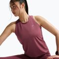 Koszulka do biegania damska Nike Swift Dri-Fit Tank Top pink smoke 6