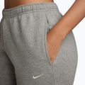 Spodnie damskie Nike Studio Fleece dark grey heather/sail 3
