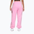 Spodnie damskie Nike Studio Fleece pink rise/pink smoke 2