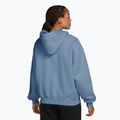 Bluza damska Nike Studio Fleece Medium Weight Oversized Full Zip work blue/sail 2