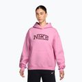 Bluza damska Nike Studio Fleece pink rise/pink smoke