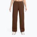 Spodnie damskie Nike Studio Fleece total cacao wow/sail