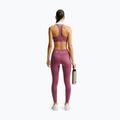 Legginsy damskie Nike One pink smoke/pink smoke/pink rise/white 3