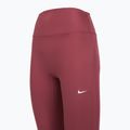 Legginsy damskie Nike One pink smoke/pink smoke/pink rise/white 9