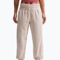 Spodnie damskie Nike One Therma-FIT Mid Rise cream ii/white 4