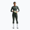 Longsleeve treningowy damski Nike One Fitted camo green/white 2