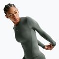 Longsleeve treningowy damski Nike One Fitted camo green/white 4