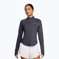 Longsleeve do biegania damski Nike Tempo Swoosh Run Dri-Fit 1/4-Zip LS gridiron/white