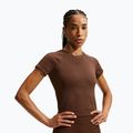Koszulka treningowa damska Nike Pro Seamless Dri-Fit SS cacao wow 4
