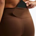 Legginsy damskie Nike One High Waisted Flared cacao wow/white 5