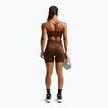 Spodenki damskie Nike Pro Seamless High-Waisted Biker 5" cacao wow 3