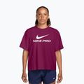 Koszulka treningowa damska Nike Pro Dri-Fit Loose true berry/white