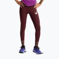 Legginsy do biegania damskie Nike Tempo Swoosh Run High-Waisted 7/8 mystic dates/white