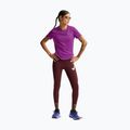 Legginsy do biegania damskie Nike Tempo Swoosh Run High-Waisted 7/8 mystic dates/white 2