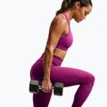 Biustonosz treningowy damski Nike Swoosh Medium Support true berry/white 5
