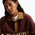Bluza damska Nike Studio Fleece Medium Weight mystic dates/light british tan/sail 5