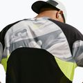 Koszulka do biegania męska Nike Dri-FIT Printed SS smoke grey/black/light lemon twist 5