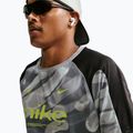 Koszulka do biegania męska Nike Dri-FIT Printed SS smoke grey/black/light lemon twist 6