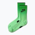 Skarpety Nike Run Midweight illusion green/black