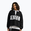 Bluza damska Nike Studio Fleece Medium Weight total black/sail/sail