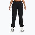 Spodnie damskie Nike Studio Fleece total black/sail