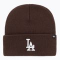 Czapka zimowa 47 Brand MLB Los Angeles Dodgers Sox Haymaker brown