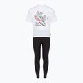 Komplet dziecięcy New Balance Floral Shoe Graphic Tee and Legging nb bright white