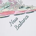 Komplet dziecięcy New Balance Floral Shoe Graphic Tee and Legging nb bright white 6