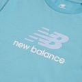 Koszulka dziecięca New Balance Jersey Stacked Logo Tee taffy blue 3